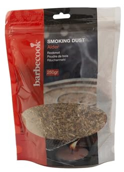 Barbecook Räuchermehl Erle klassisch 250g | Sägemehl für Räucherofen • Erlenholz • Holzfarbe 19,5 x 8 x 26 cm