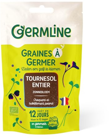Germ'line - Graines À Germer Tournesol Bio 100G - Lot De 4
