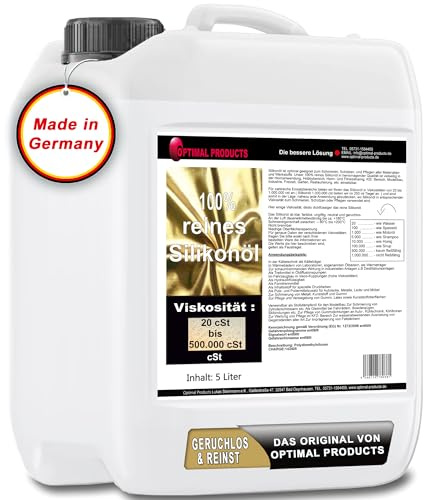 Silikonöl höchste Reinheit Viskosität 100 cSt / 5 Liter Kanister