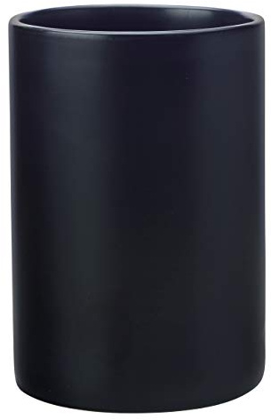Maxwell & Williams IA0047 Utensilienhalter Schwarz, Porzellan, glatt, rund – Epicurious – Küchenhelfer in Geschenkbox