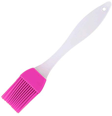 Silicone Pastry & Grill Basting Brush - 8 Inch, Heat Resistant, Flexible Red