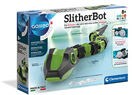 Clementoni Galileo Robotics SlitherBot - Wissenschaft & Roboter Spielzeug - mechanisches Spielen in Form Einer Schlange - Robotik Set für Kinder ab 8 Jahren 59212