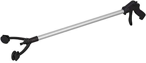 Bakaji Bras multi-usage pince prensile prendre objets avec maniques antidérapantes, longueur 87 cm, ramasser des déchets en plastique et aluminium, poignée ergonomique