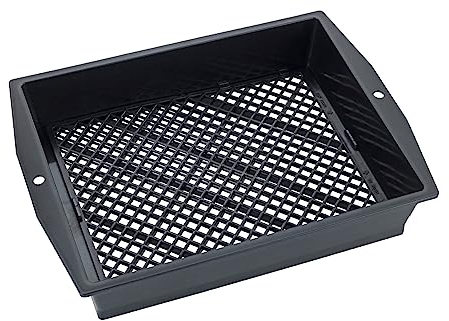 Maximex Colino da Giardino con Filtro Regolabile, Filtro da Giardino con Superficie Extra Grande per filtrare Pietre, Radici e Foglie, Utensili da Giardino per la Raccolta