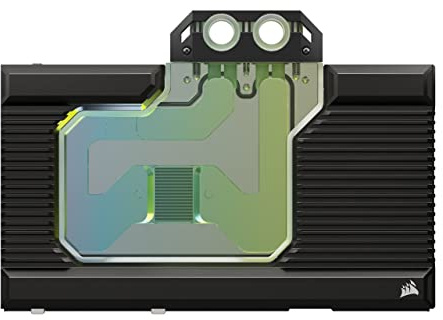 Corsair Hydro X Series XG7 RGB 4090 Founders Edition GPU-Wasserkühler – Für NVIDIA GeForce RTX 4090 FE – GPU-Wasserkühler aus Kupfer - Schwarz