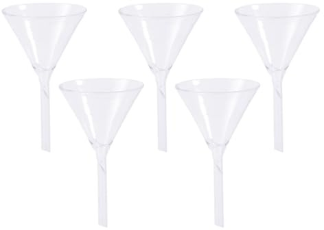 HOMSFOU Labor-Glastrichter Dreieckiger Trichter 10X5X5Cm Für Chemische Experimente Filtration Flüssigkeiten Und Feststoffe Wiederverwendbar