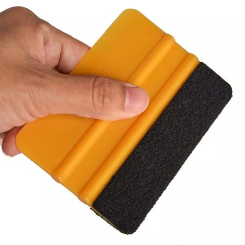 AS ADESIVI SICUREZZA StickersLab Rakel mit Filz für Wrapping und Klebefolien PA-1-1EA Gold