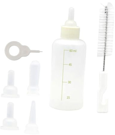 BUGUUYO Milchflasche Für Kleine Haustiere Zum Füttern Von Welpen Kaninchen Und Kätzchen Einfach Zu Bedienen Und Schadet