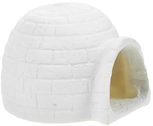 Gadpiparty Figurita De Iglu para Decoración De Escritorio Simulado De Árticos Adorno Infantil