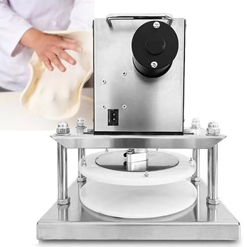 Electric Pizza Dough Press Machine, 22cm/25cm/30cm Manual Pizza Dough Pastry Press Machine, Dough Flattener, Pizza Pie Pastry Press, for Pies, Tortillas, Pastries,30cm