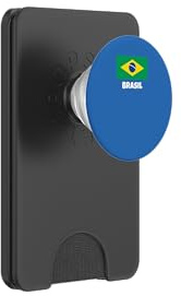 Brazilian Flag Souvenir Idea - Travel To Brazil PopSockets PopWallet for MagSafe