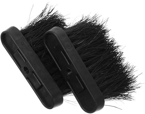 TOVINANNA Brosse de Ramonage de Cheminée, Tête de Brosse de Remplacement 2pcs en Plastique et Sisal, pour Nettoyage Quotidien au Foyer Cuisine