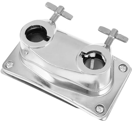 Hemobllo Base de Soporte de Batería Soporte de Montaje de Tom Abrazadera Compacta para Contrabajo Reducción de Ruido para Uso en Actuaciones en Directo