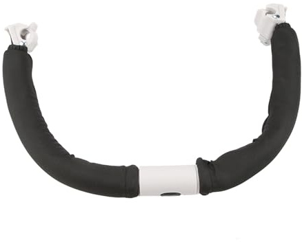KANASI Funda para Manillar de Cochecito, Funda Universal Ajustable para Mango de Parachoques para Tubos de plástico y Acero, se Adapta a la mayoría de cochecitos (Negra)
