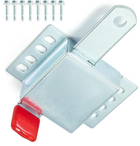 Serratura sicurezza per porta del garage antiruggine Bullone in acciaio con pesanti con copertura della maniglia in PVC Installazione semplice per migliorare la serratura sicurezza in la