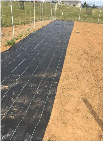 DUBTEDHOU Tela para el Control de Malas Hierbas, Tela Protectora contra Malas Hierbas Negra, 1 m de Ancho, Varios tamaños(1mx20m/3.3ftx66ft)
