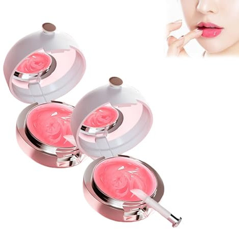 Kiss Pony Lippenbalsam, Kiss Pony Lippenmaske, Kiss Pony Kirschgelee-Schlafmaske, feuchtigkeitsspendende Lippen-Schlafmaske, Lippenpflege-Maske für die Nacht (2pcs)