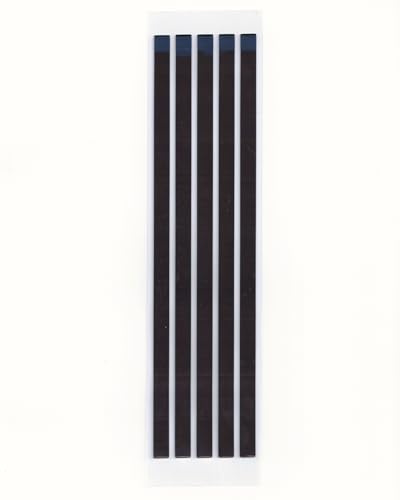 ABELIN Ruban Adhésif Double Face Facile à Tirer Pour La Réparation Et L'entretien D'écran D'ordinateur Portable, Qualité Professionnelle Sans Résidus De Colle, 210 X 8 X 0,6 Mm (Noir,10 PCS)