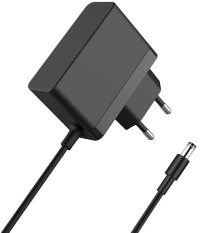 Bouge 26V Ladegerät Ladekabel kompatibel mit Leifheit Regulus Aqua PowerVac 11914 Regulus Aqua PowerVac Pro 11935 Netzteil Netzadapter, 1.8M/5.9ft Kabellänge Schwarz
