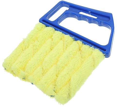 Healvian 4pezzi Spazzola Per La Pulizia Delle Persiane Fessure Utensile Versatile Per La Pulizia Di Finestre e Condizionatori Aria Accessorio Pratico Per Casa Senza Polvere