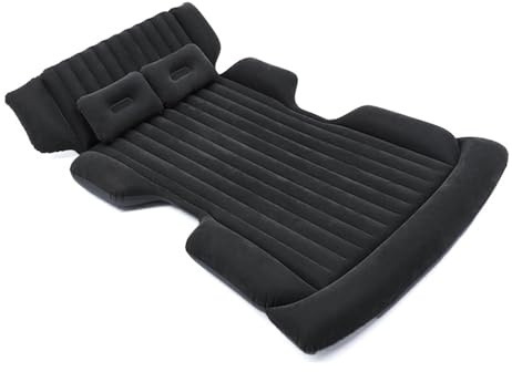 SNXLW Auto Matratze für Mercedes Benz/AMG GL X166 X164 SUV GL 350 400 450 500 550/GL63 2006-2015 Auto Kofferraum Luftbett Auto Luftmatratze Tragbare Auto Isomatte with Luftpumpe,Black