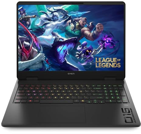 HP OMEN 16-AP0006SL Notebook, AMD Ryzen 9-8940HX, RAM 32GB DDR5, SSD 1TB, Display 16'' 144Hz, Wi-Fi, Scheda Grafica NVIDIA GeForce RTX 5070 8GB, TNR Privacy Cam, Antiriflasso, Windows 11, Nero, 16