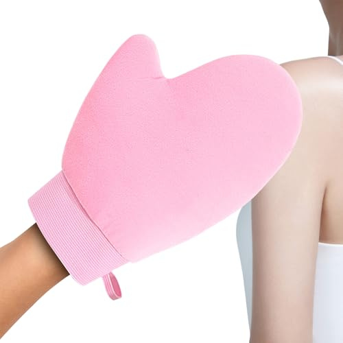 Guantes de bronceado, guante autobronceador, aplicador de bronceado sin sol, tecnología de absorción mejorada, limpieza práctica, 15 cm, para espalda, piernas, manos y cuerpo completo