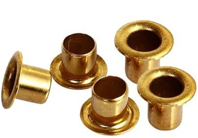 Hohlnietmuttern aus Messing for Durchgangslöcher auf Leiterplatten M0,9-M6(7mm (100pcs),OD 2mm)