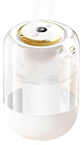 Valtreecho Humidifier for Bedroom with Sensor, Ultra-Quiet 22dB, 2L Humidifier Cool Mist Air Humidifier for Home Plants Baby Room with Night Light, Easy to Fill & Clean Waterless Auto-Off