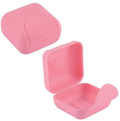 Jzhen 2PCS Savon de Voyage boîte porteuse, Boucle Etanche à l'Epreuve des Fuites pour l'exterieur / Camping / randonnée