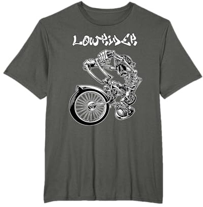 Bicicletta Low Rider per uomo. Bicicletta Chicano Cholo Maglietta