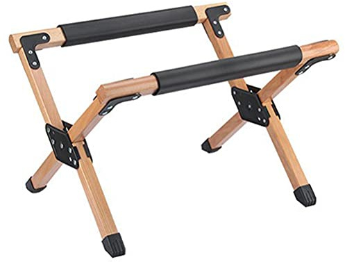 BTOSEP Faltbarer Kühlbox-Ständer, Outdoor-Holz-Kühler-Ständer Faltbarer Eiskübelständer Massivholzhalterung mit großer Kapazität Campinggrill, 50 * 40 * 33 cm