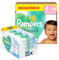 Pampers Harmonie Aqua Baby Set mit Windeln Größe 4 (9-14kg, 174 Stück), MONATSBOX, und Aqua Baby Feuchttücher, 720 Tücher (15 x 48), Baby Erstausstattung