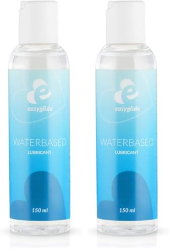 EasyGlide Gleitgel auf Wasserbasis - Kompatibel mit Latex und Silikon - 150ml (Packung mit 2)