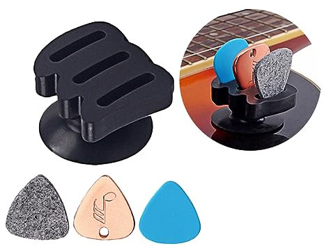 Toyvian Instrumentenzubehör Plektrum-halter-fall Gitarren-pick-halter-etui Rutschfest L911 Rack-box