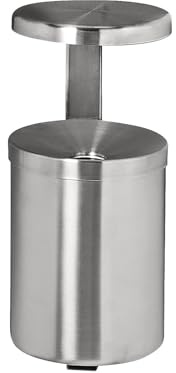 kaiserkraft | Sicherheits-Wandascher mit Dach | 5,5 l | Höhe 390 mm | Edelstahl