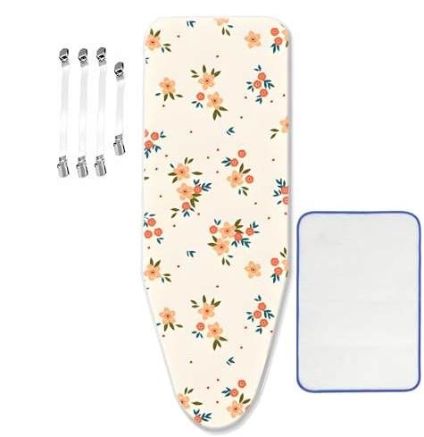 ZJBKX Bügelbrettbezug Extra Groß, 160 x 60 cm für Dampfbügeleisen - Bügelbrett Bezug extra Soft XXL