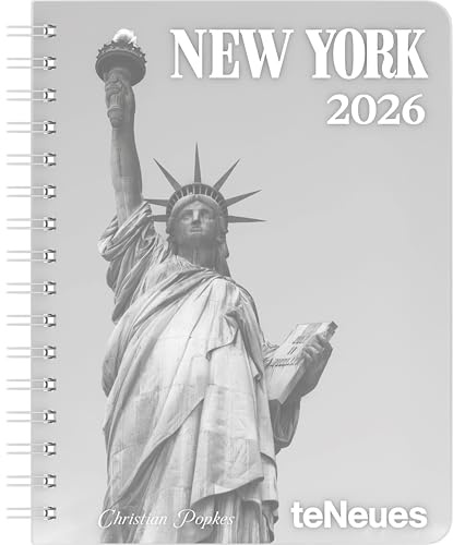 teNeues - New York Diary 2026 – Buchkalender & Taschenkalender 16,5x22 cm | Wochenkalender für New-York-Fans, Beruf & Schule: Diary
