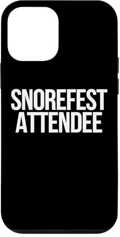 Snorefest Attendee Funny Conference Seminar Office Work Case for iPhone 12 mini