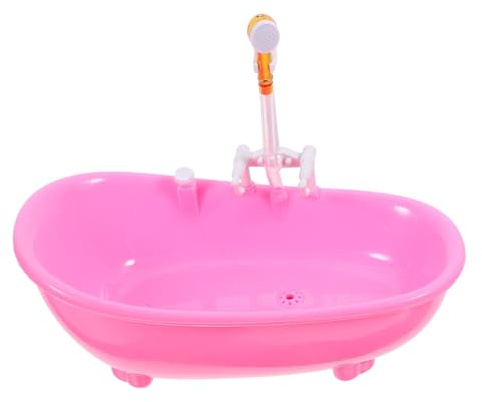 Generic 1 Set Mini Doll Bathtub Set Realistic Bathtub for Dollhouse Play for Bathtime Fun Compact Bathroom Playset for Miniature Decor and
