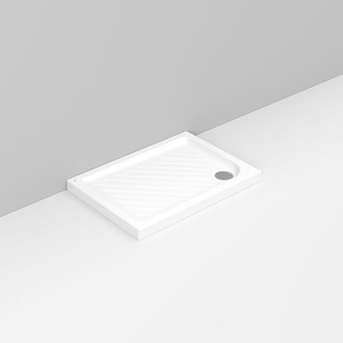 Piatto doccia rettangolare 70x100 cm in ceramica antiscivolo Gemma 2 | Dolomite