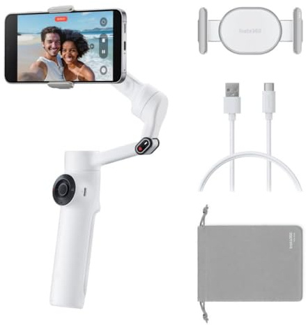 INSTA360 Stabilisateur smartphone Flow 2 Blanc - Pack standard