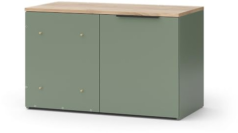 Vicco Commode Wido, Vert, 80x50cm