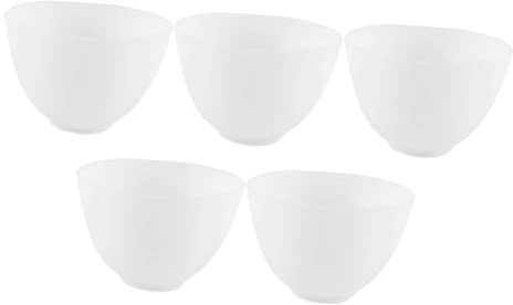 LIFKOME 5 Cuencos Para Mezclar Mascarillas Recipiente Para Mezclar Mascarillas Herramienta Para Facial Para Cuidado De La Piel Spa Casa Y Salón