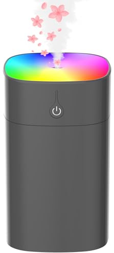 Tragbare Mini-Luftbefeuchter für Schlafzimmer, Aromadiffusor für zu Hause, persönlicher Tisch-Luftbefeuchter für Pflanzen, Raumduft-Aromadiffusor, 2 Modi, Nachtlicht, automatische Abschaltung