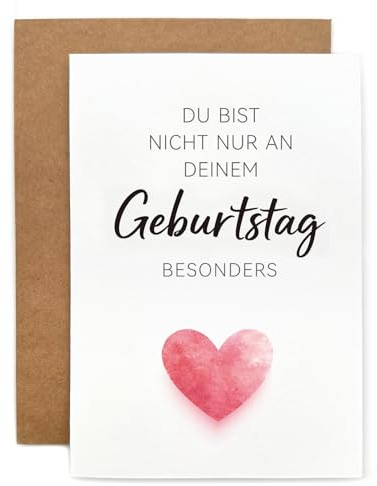 YISCOKO geburtstagskarte A6(mit Umschlag und Dichtungsband) geburtstagskarte frau mann geburtstagskarte freundin geburtstagskarten geburtstagskarte beste freundin