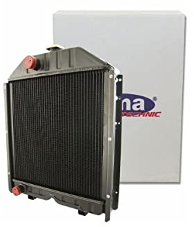 Ama Radiatore per trattore in alluminio: Radiatore con griglia, Sistema di raffreddamento, compatibile con Fiat 5143883
