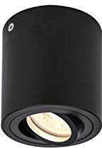 SLV TRILEDO CL, Indoor Deckenaufbauleuchte, QPAR51, schwarz, max 10W