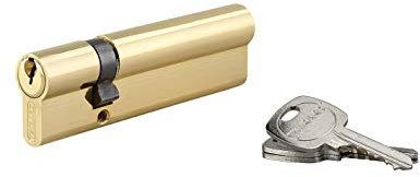 THIRARD - Cylindre de serrure double entrée, 30x80mm, anti-arrachement, laiton, 3 clés