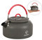 REDCAMP 0.8L Small Camping Kettle, Folding Fishing Kettle with Carrying Bag, Compact Lightweight Tea Kettle for Outdoor Backpacking